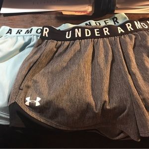 NWOT Under Armour heatgear womens shorts, size M—2 Pair